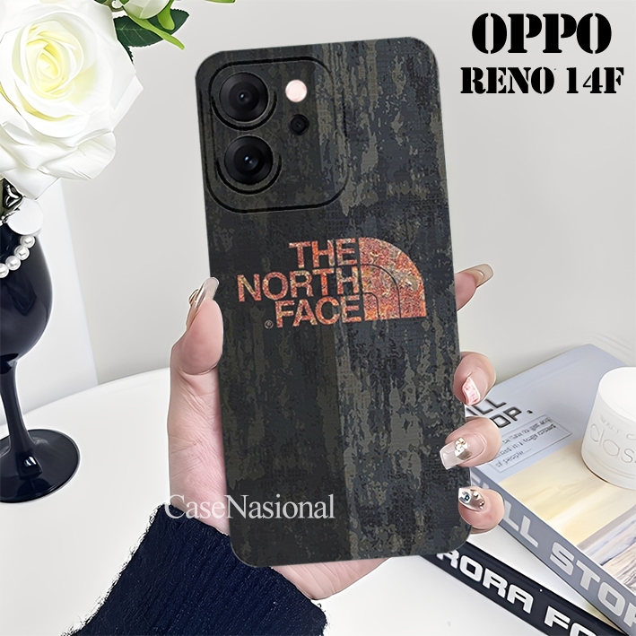 Silikon Oppo Reno 14F - Reno 14 - Reno 14 Pro- Reno 13F - Reno 13 Terbaru motif TNF keren kekinian p