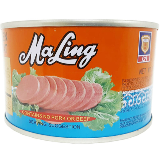 

Maling Premium Chicken Luncheon Meat 397g Makanan Kaleng Halal