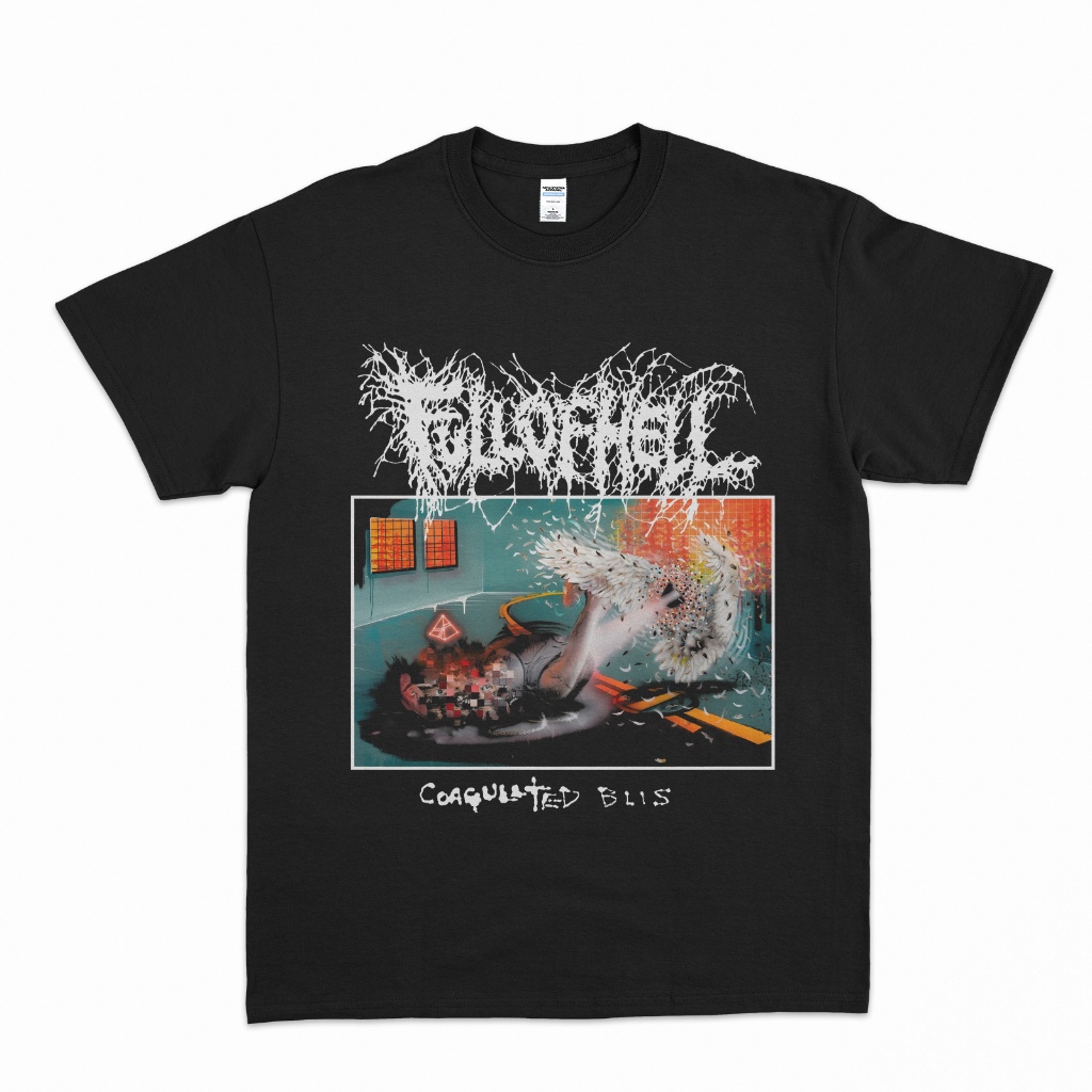 Original Kaos Band FULL OF HELL - Coagulated Bliss / T-Shirt Band Unisex Tee