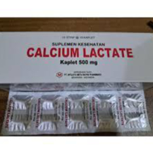 CALCIUM LACTATE 500 MG INTIJAYA BOX 100 KAPLET