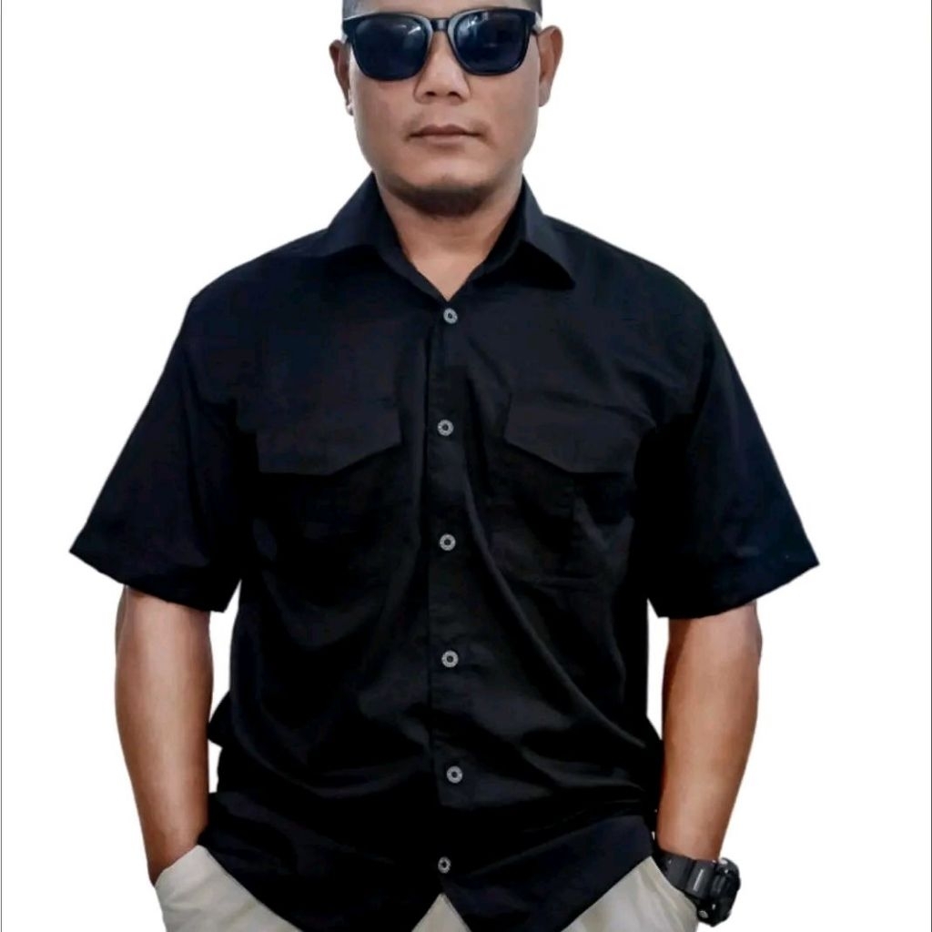 KEMEJA POLOS BAHAN AMERICAN DRILL