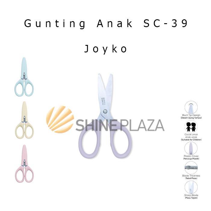 

Gunting Kertas Anak Serbaguna Kecil Joyko SC-39 Original (1 PCS) / Kids Scissors Gunting Kesenian Prakarya Anak SC 39 Original Per Pcs