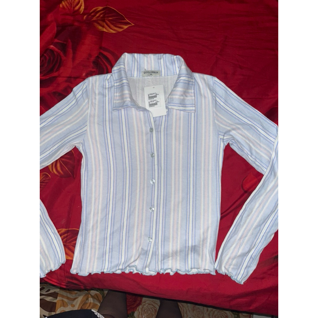 Colorbox Kemeja Striped Blue