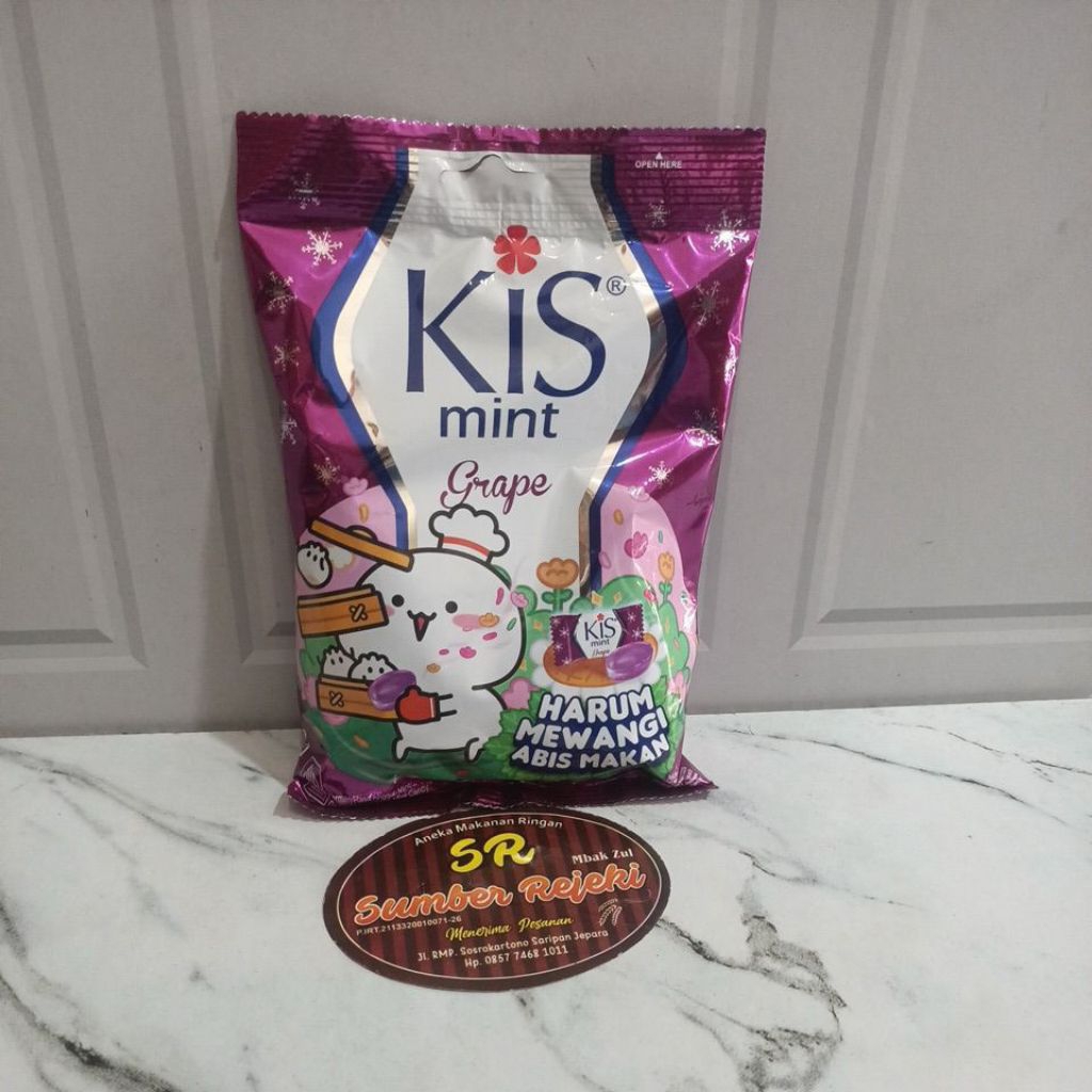 

PERMEN KISS RASA ANGGUR BERAT 125 GRAM