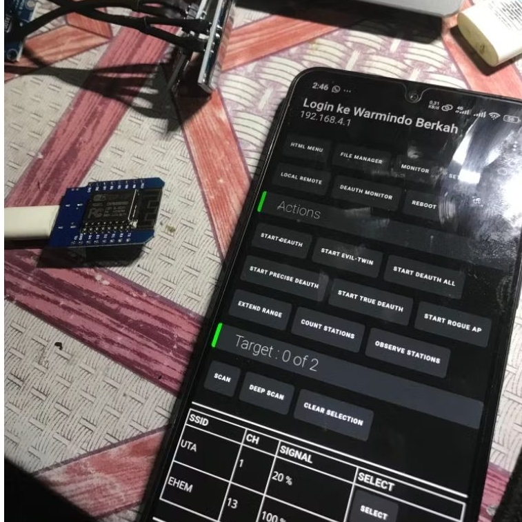 Deauther Wifi NETHERCAP Full Version