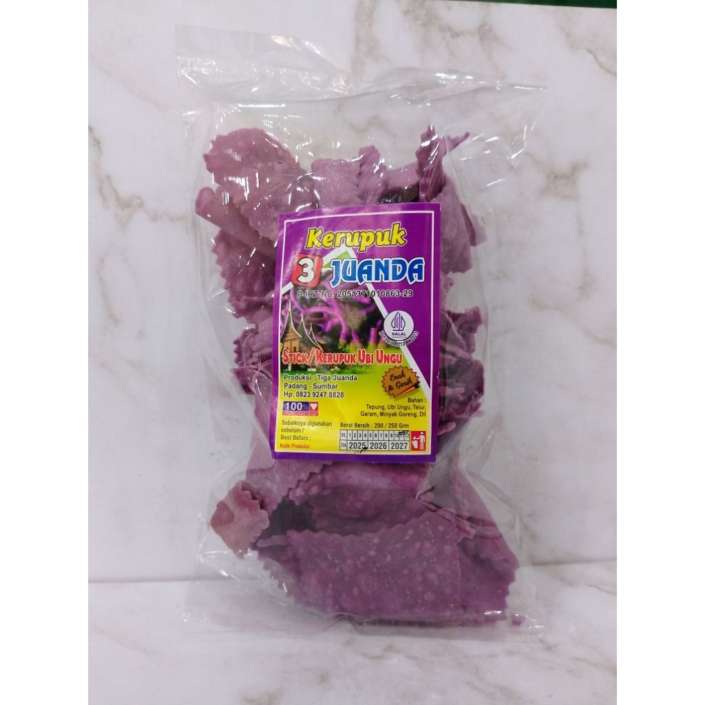 

kerupuk ubi ungu juanda