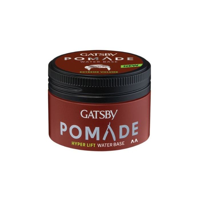 GATSBY Styling Pomade Water Based Hyper Lift Pomade Minyak Rambut Pria Water Base Extreme Volume