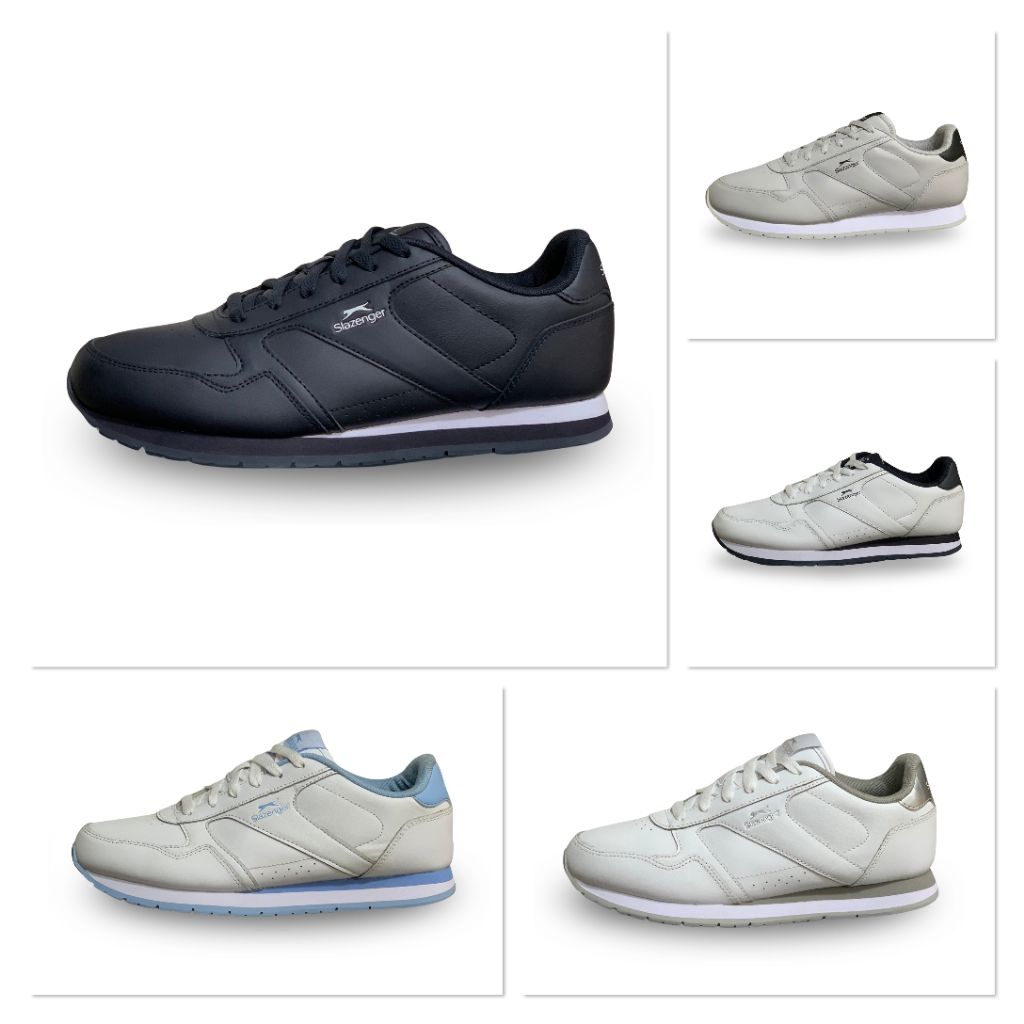 Sepatu Sneakers Pria Wanita | Sepatu Kulit Asli | Slazenger Classic 00