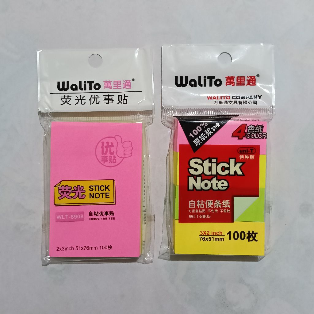 

STICKY NOTE 4 WARNA || STICKY NOTE TEMPEL