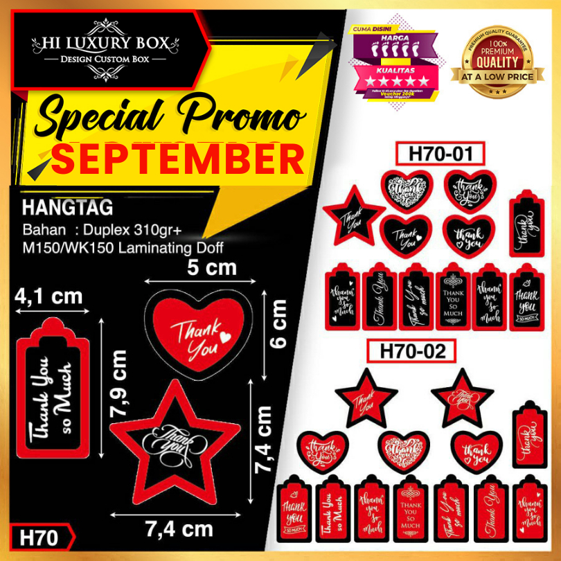 

Hangtag|Hangtag Murah|Hangtag Thank You|Hangtag Premium| H70