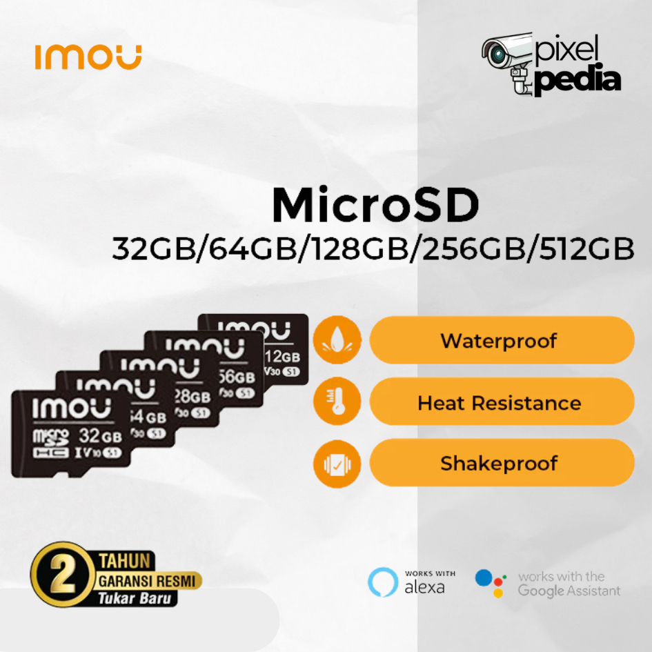 IMOU MicroSD 32GB 64GB 128GB 256GB Micro SD HP CCTV Kartu Memori Memory Card Class 10
