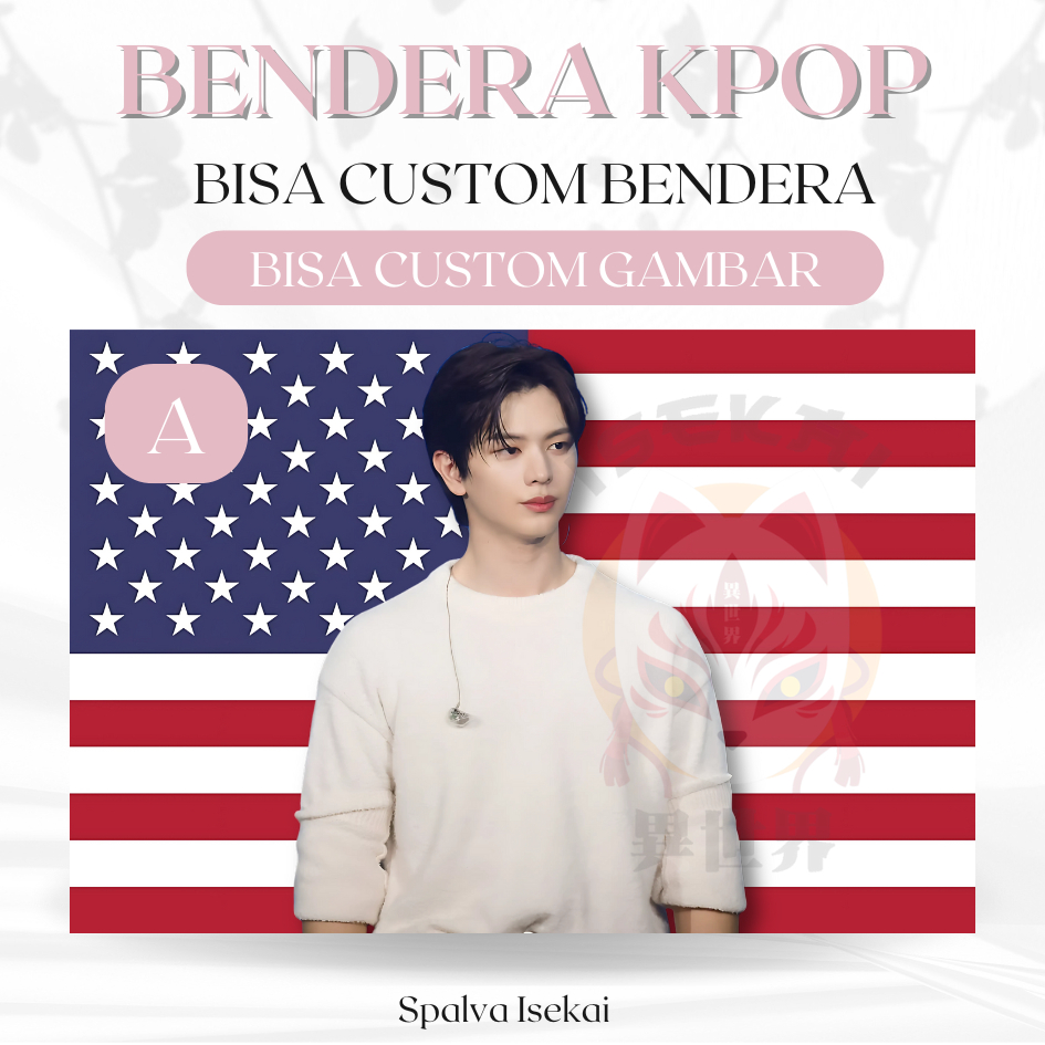 Bendera AMERIKA KPOP SUNGJAE BTOB / POSTER KPOP / BENDERA KPOP Yook Sungjae / KPOP Tapestry / Tapest