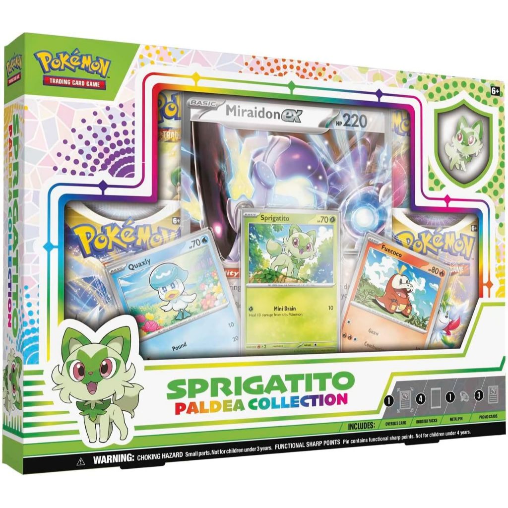 Pokemon TCG: Paldea Pin Collection - Sprigatito