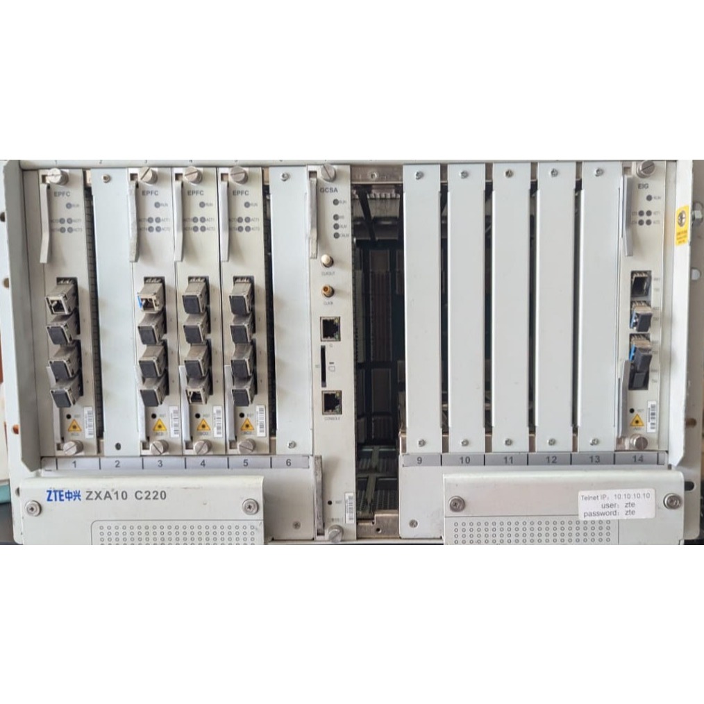 OLT ZTE ZXA10 C220 include card epfc 4pcs