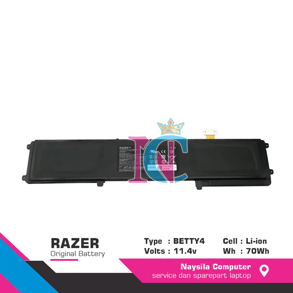 Baterai Razer Blade 2016 v2 Series / Razer Blade 2016 14 inch Series