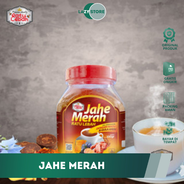 

JAHE MERAH RATU LEBAH 330gr – jahe merah premium | meningkatkan daya tahan tubuh | cocok diminum kapan saja | aman & halal | BPOM terdaftar