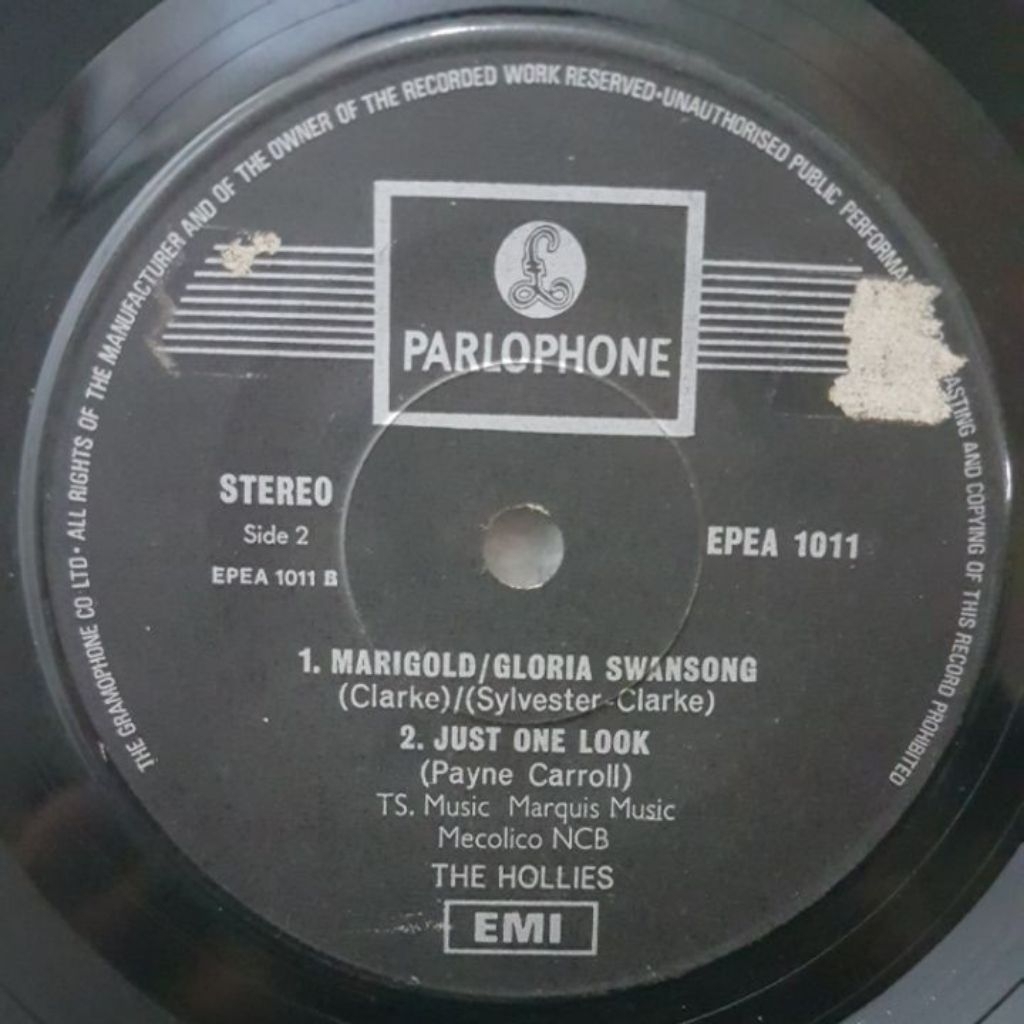 Vinyl Piringan hitam 7 inch The Hollies - Marigold