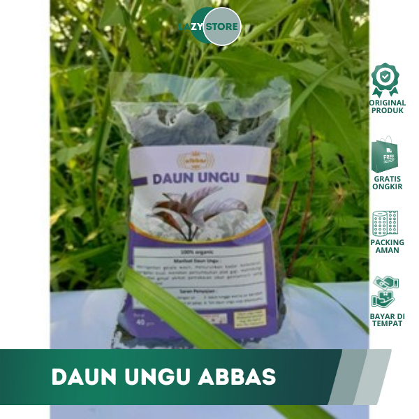 

TEH HERBAL DAUN UNGU – 40g curah organik | bantu wasir | lancarkan pencernaan | tanpa bahan kimia