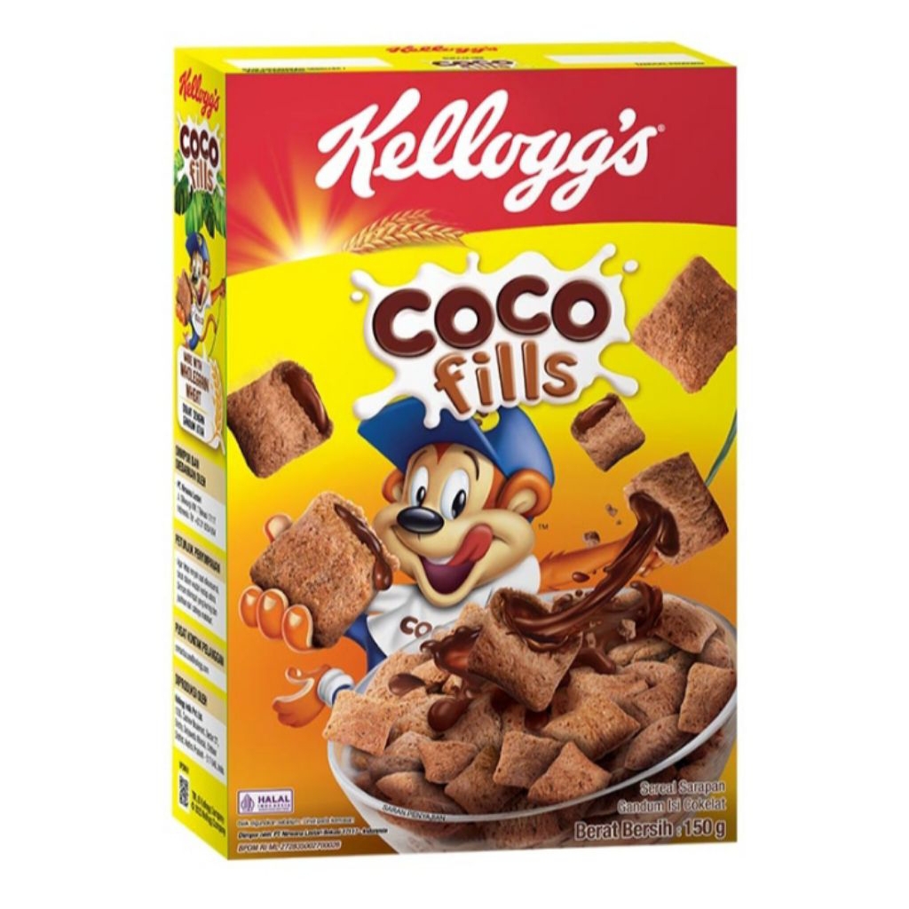 

Kellogg's Coco Fills Sereal Gandum isi Cokelat 150 g