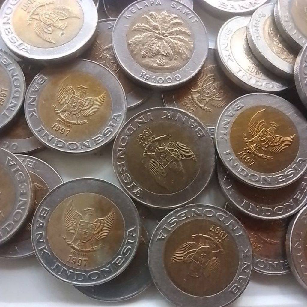 UANG KUNO KELAPA SAWIT ASLI TAHUN 1997