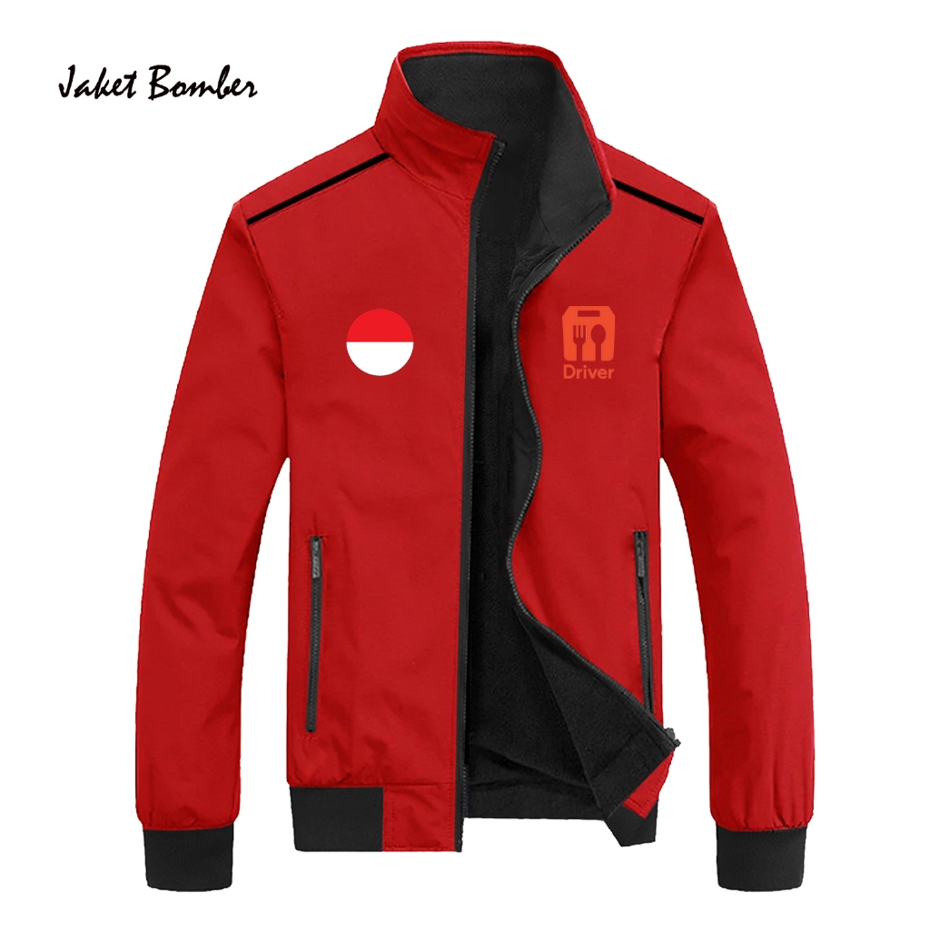 Jaket Driver Ojol ShopeeFood | Jaket Casual Shopee Food | Jaket Kurir ShopeeFood Pengantar Makanan