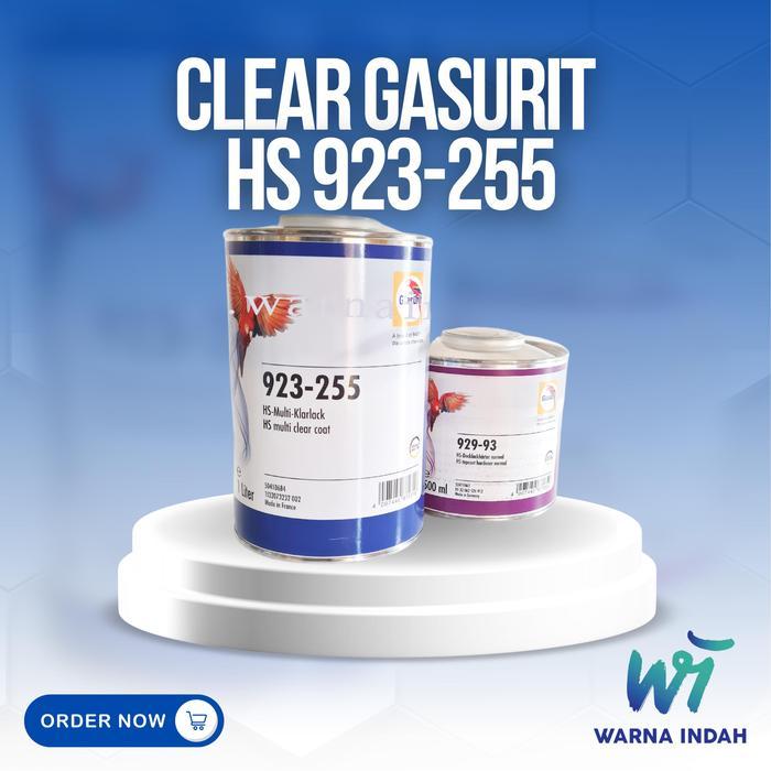 GLASURIT CLEAR COAT HS 923-255 + HARDENER 923-93 1.5 LITER SET
