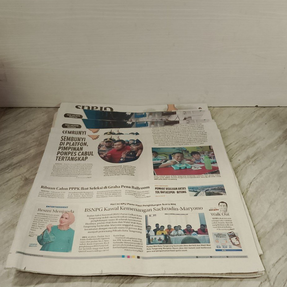 Koran Bekas Kiloan 1Kilo 1Kg Kertas Majalah Lama