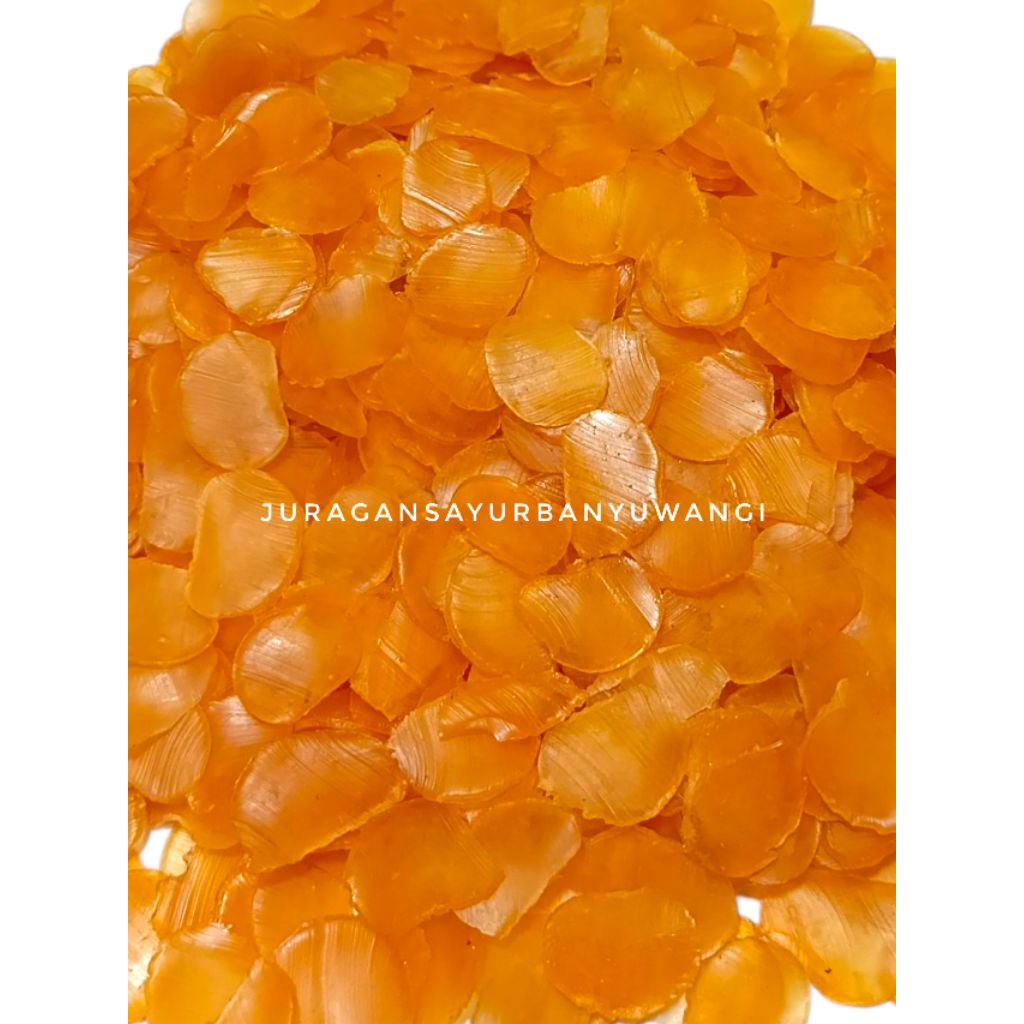 

KERUPUK MENTAH BAWANG BENIK OREN KERUPUK BAHAN SEBLAK 250grm