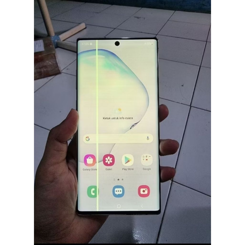 lcd + frame copotan Samsung galaxy note 10 plus baca deskripsi