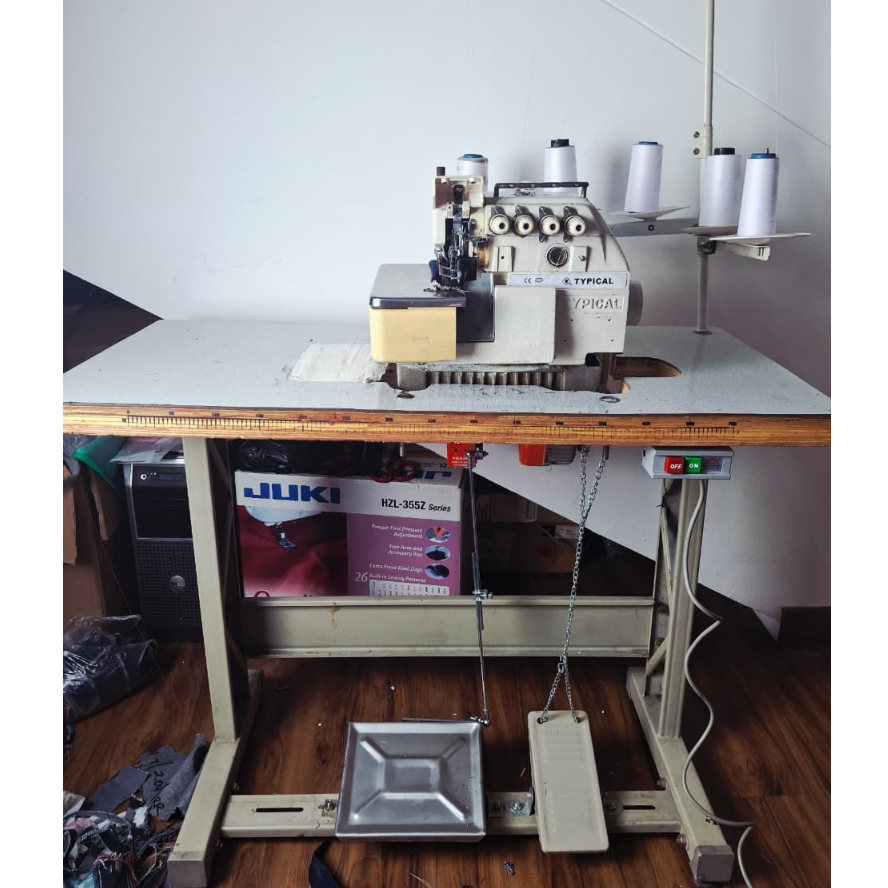 MESIN OBRAS TYPICAL TIMBUL GN 757 / 795 BENANG 5 SERVO SECOND