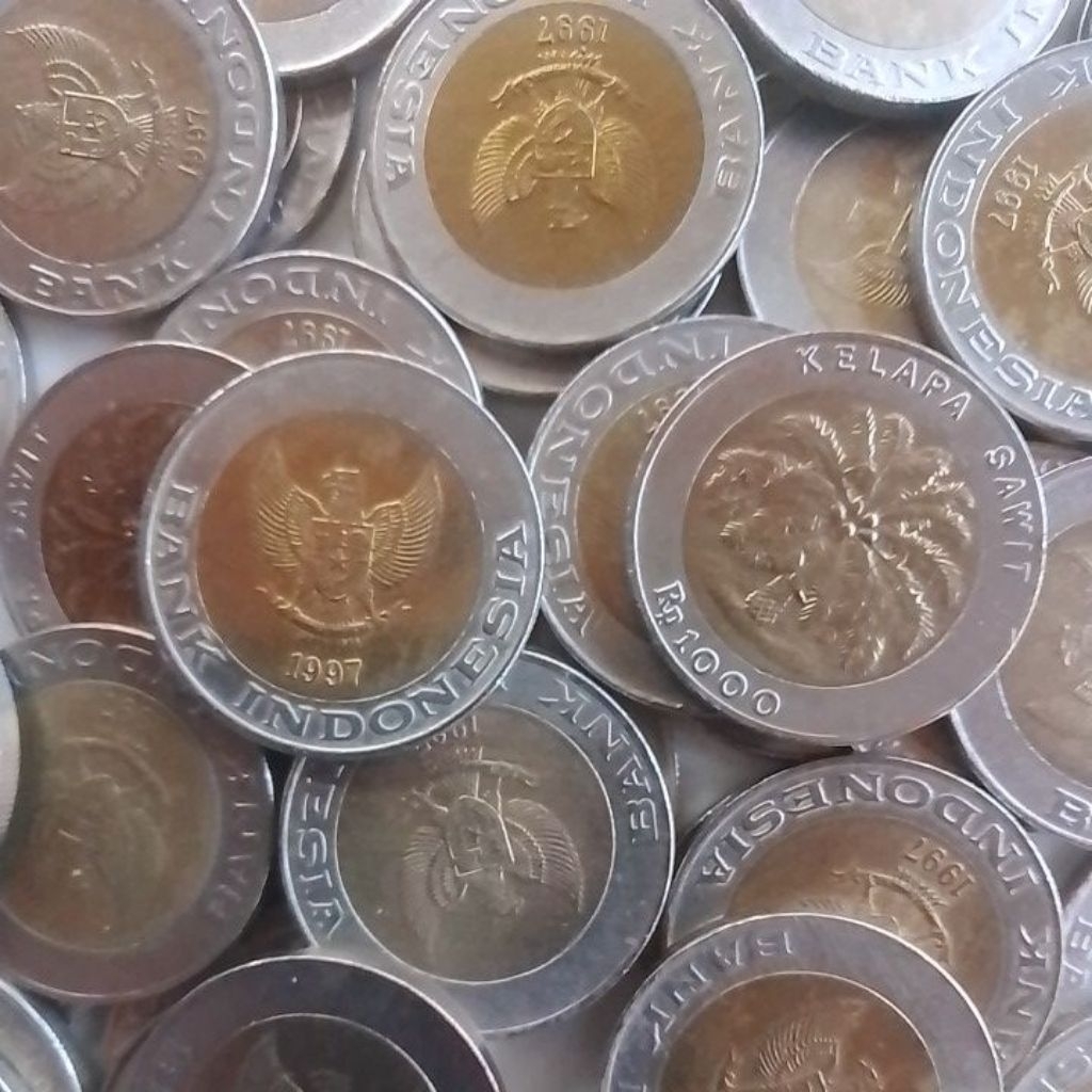 UANG KUNO KOIN 1000 RUPIAH KELAPA SAWIT