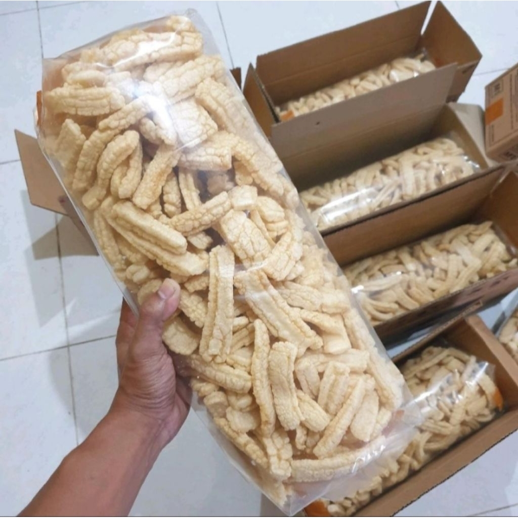 

[ GRATIS ONGKIR ] Kerupuk Rambak Asli Solo 1 kg Matang Siap Makan