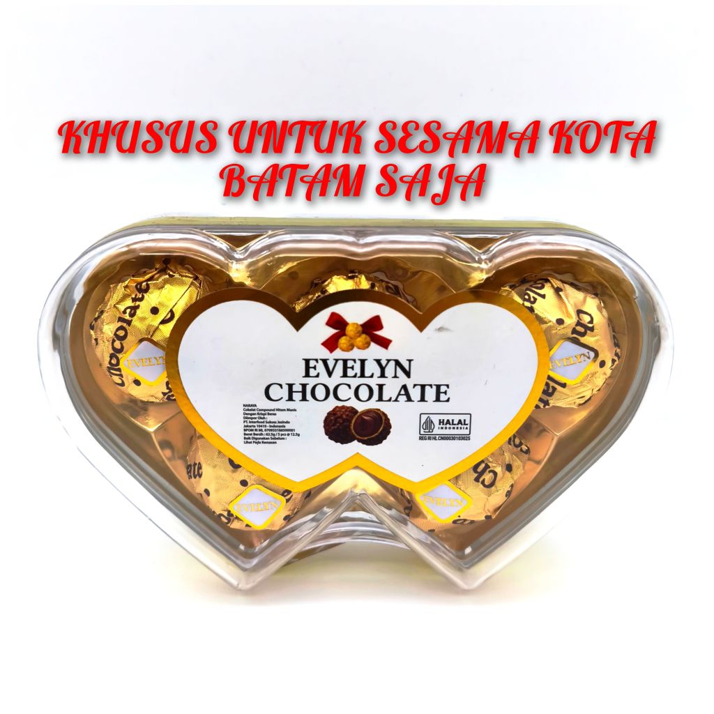 

Naraya Evelyn Chocolate 62,5 gram isi 5 pcs