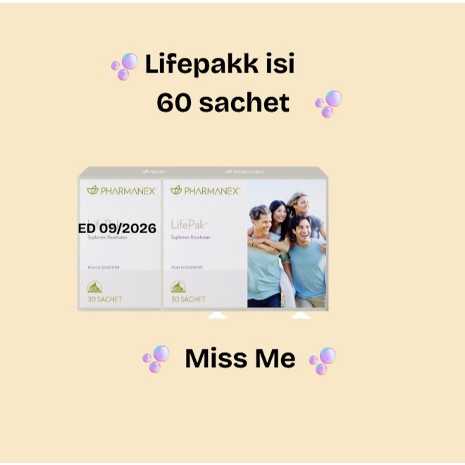 

Lifepakk 2 Box 60 Sachet Livepack Exp 09/2026