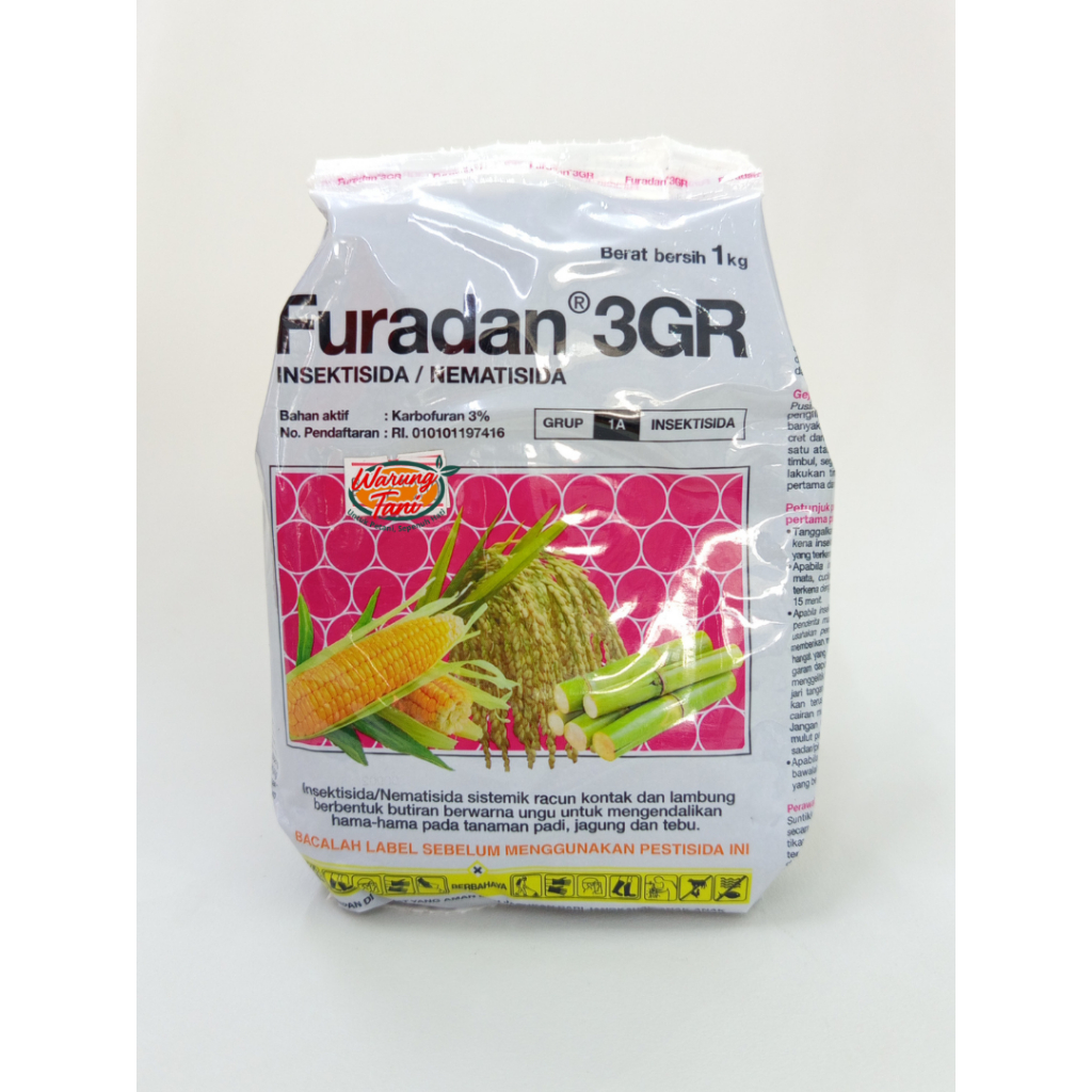Obat Hama semut ,Bekicot,uret,rayap, FURADAN 3GR 150 gr