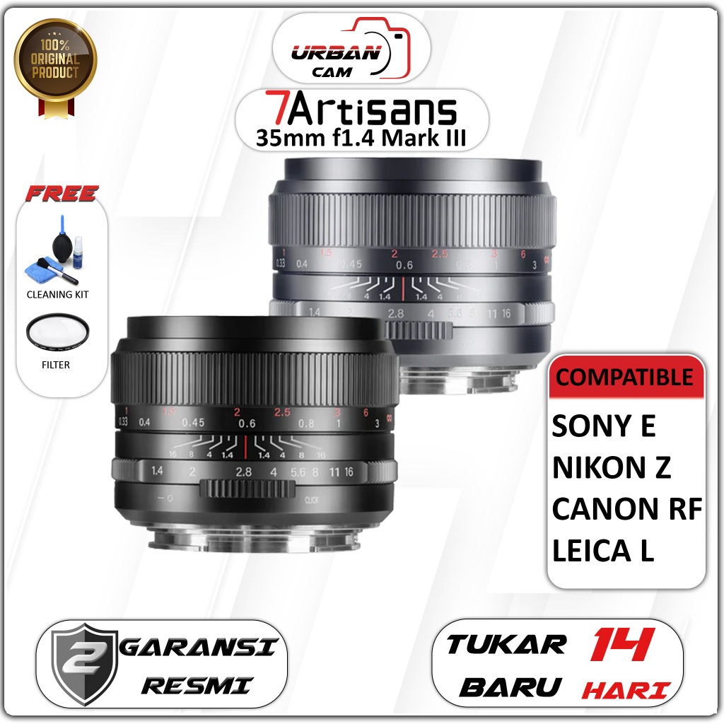7artisans 35mm F1.4 Mark III Full Frame / 7Artisans 35mm f1.4 III