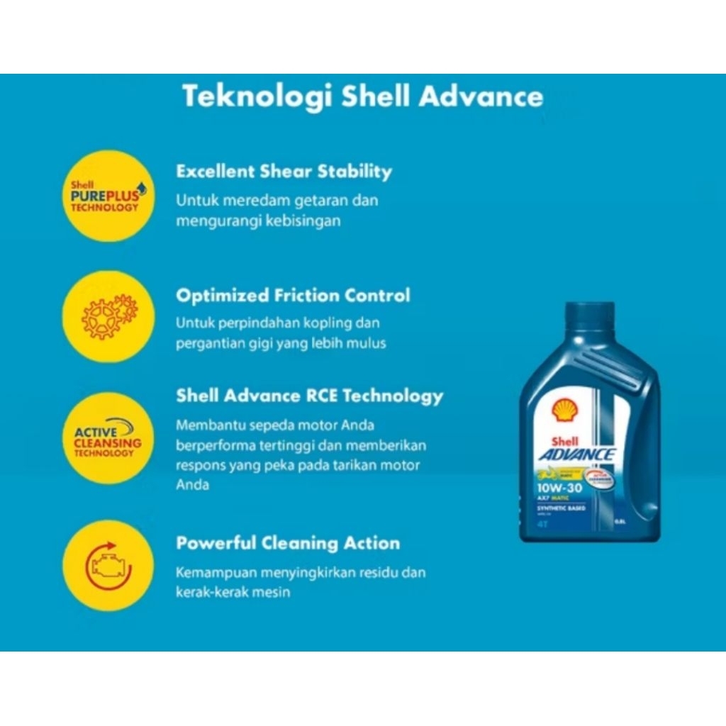 Oli Motor Shell Advance 10W-30