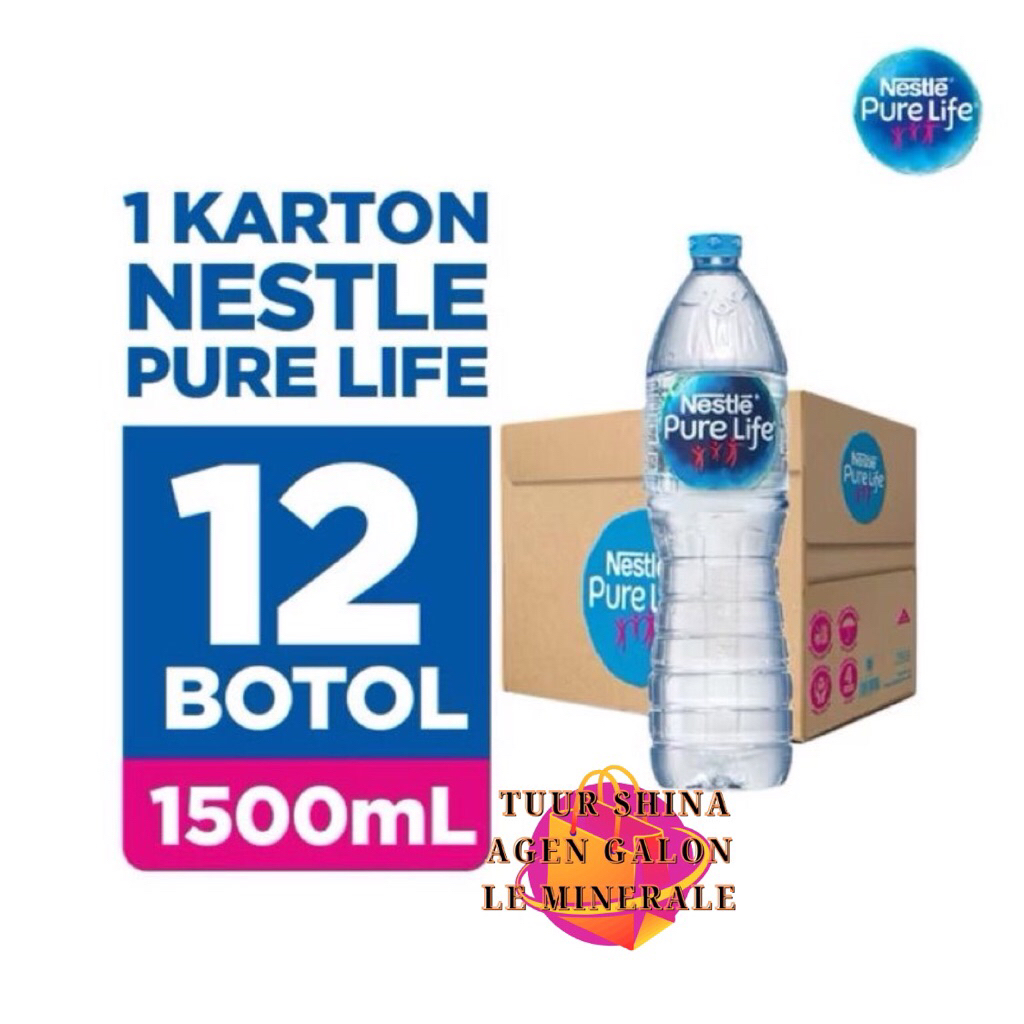 

Nestle Pure Life Mineral 1 Dus 12 botol @ 1500ml
