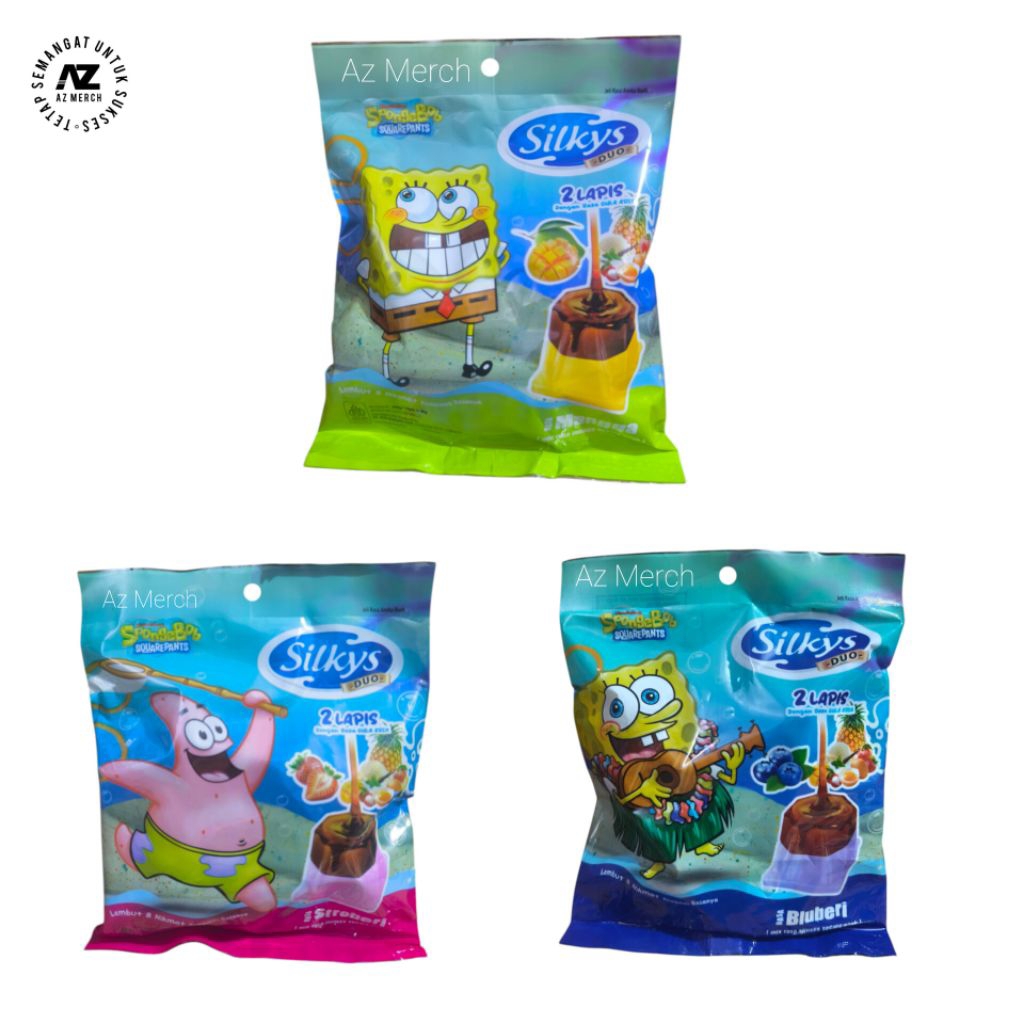 

Silkys Duo Jelly Dua Lapis isi 10pcs Edisi Spongebob