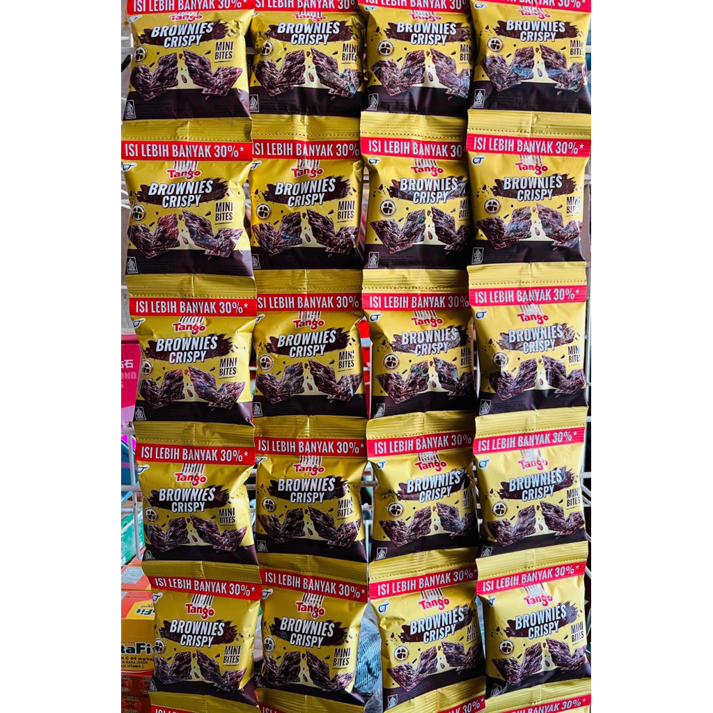 

Tango brownies crispy per renceng isi 10 bungkus