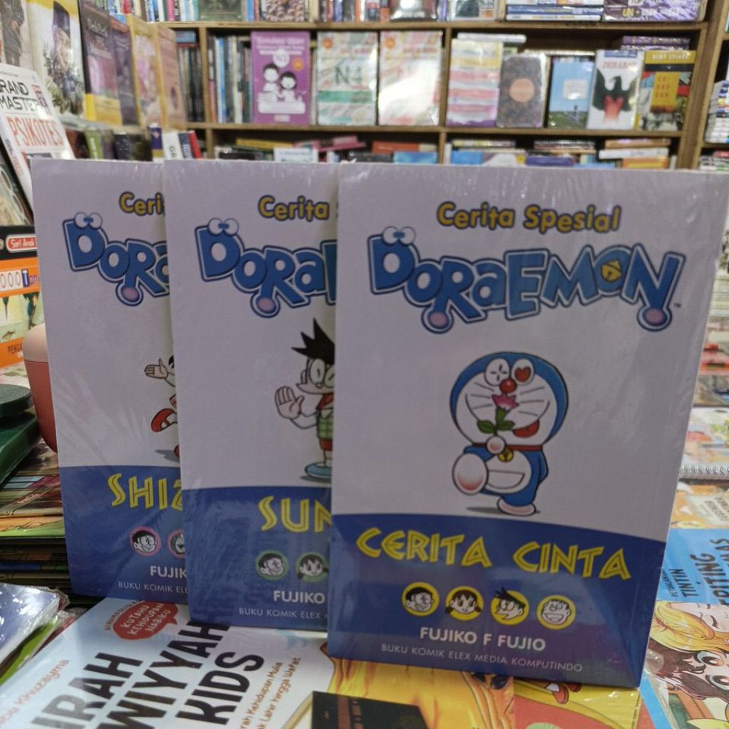 Original. Komik Doraemon. cerita Cinta