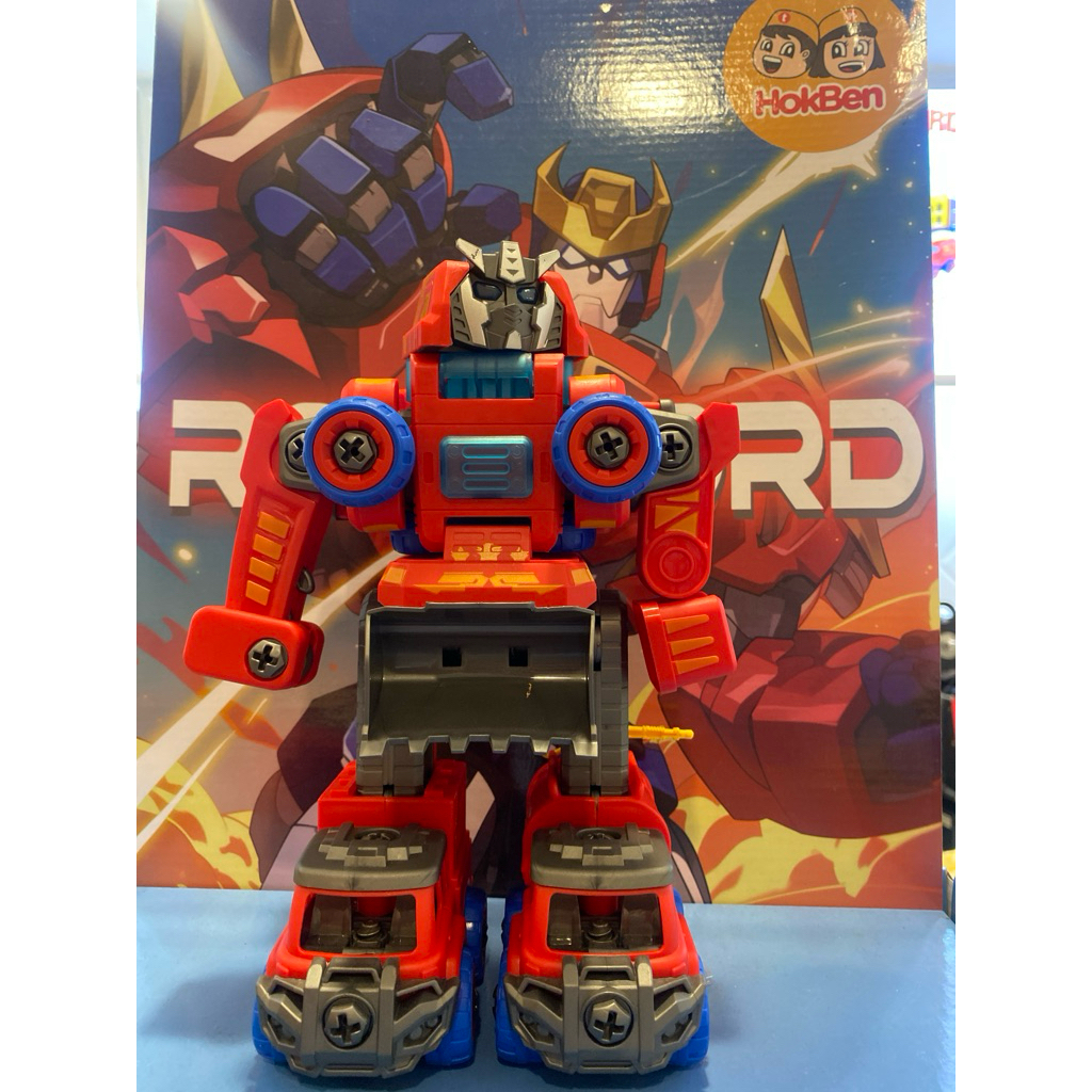 Mainan Robozord HokBen terdiri dari 5 partisi