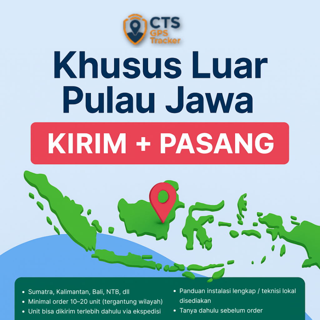 GPS Tracker Mobil Motor Aman Real-Time + Pemasangan Gratis Bandung | Garansi Seumur Hidup