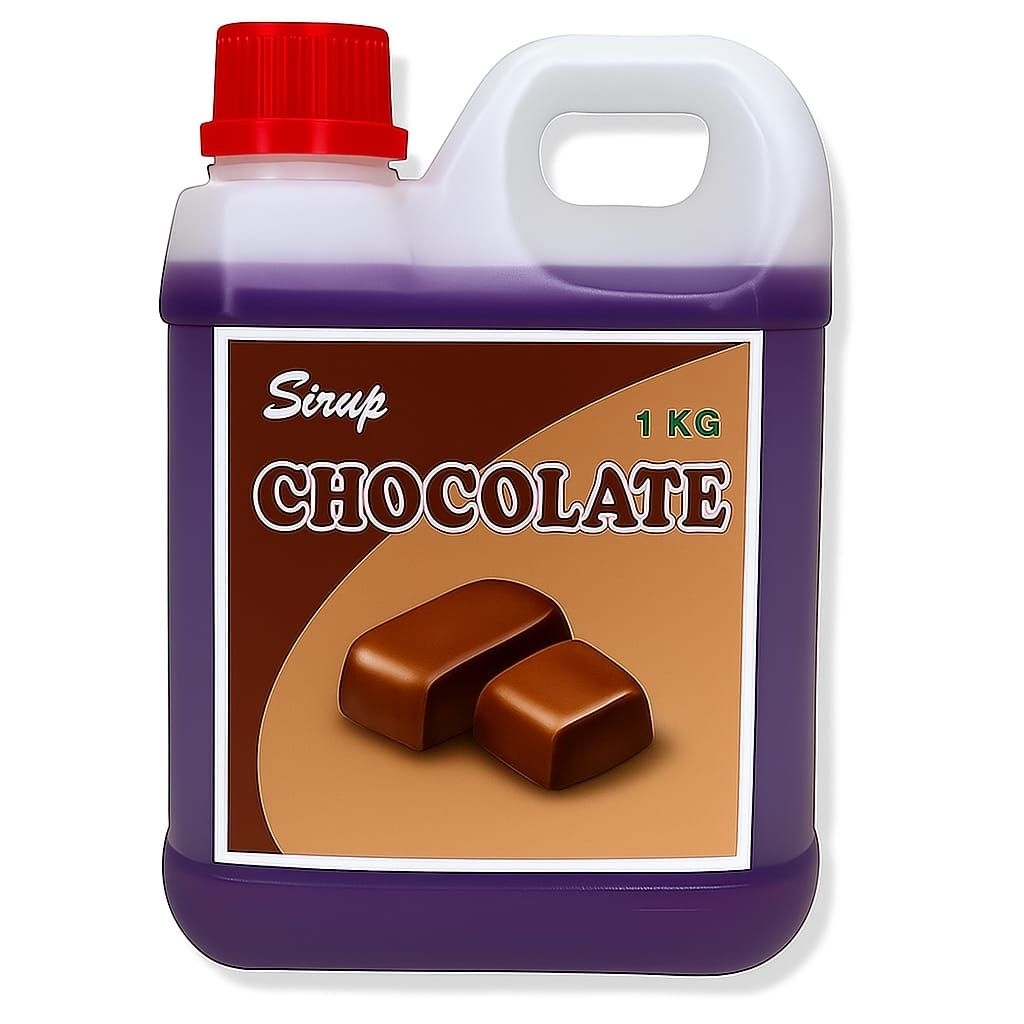 

100 % gula asli 1kg sirup rasa cokelat tanpa bahan pengawet dan pengental