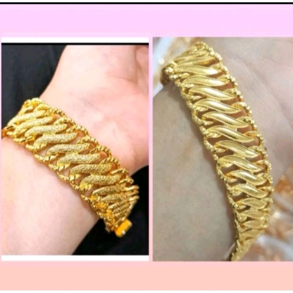 GELANG TANGAN BANGLADES GELANG TANGAN WANITA TITANIUM COCOK UNTUK KULIT SENSITIF GELANG TANGAN WANIT