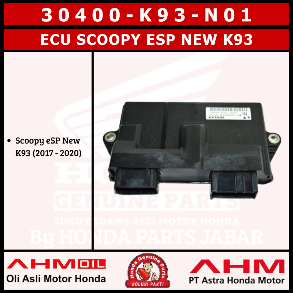 ECU Scoopy ESP New 2017 - 2020 K93 30400K93N01