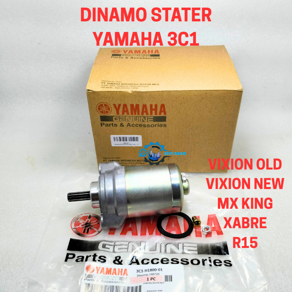 DINAMO STATER YAMAHA 3C1 VIXION OLD VIXION NEW MK KING XABRE R15 KUALITAS ASLI ORIGINAL DYNAMO