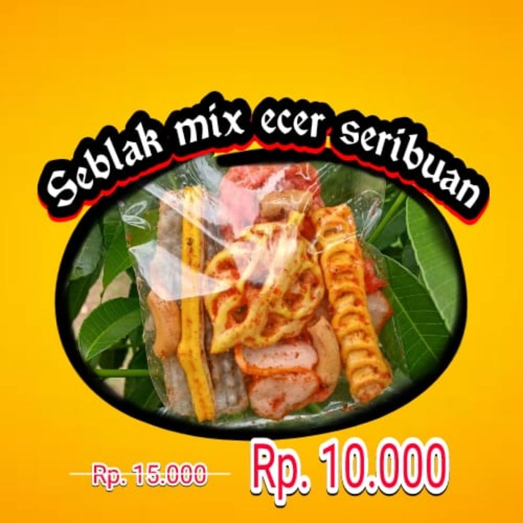 

Seblak Mix Pedas Aroma Daun Jeruk (1pack isi 15pcs)