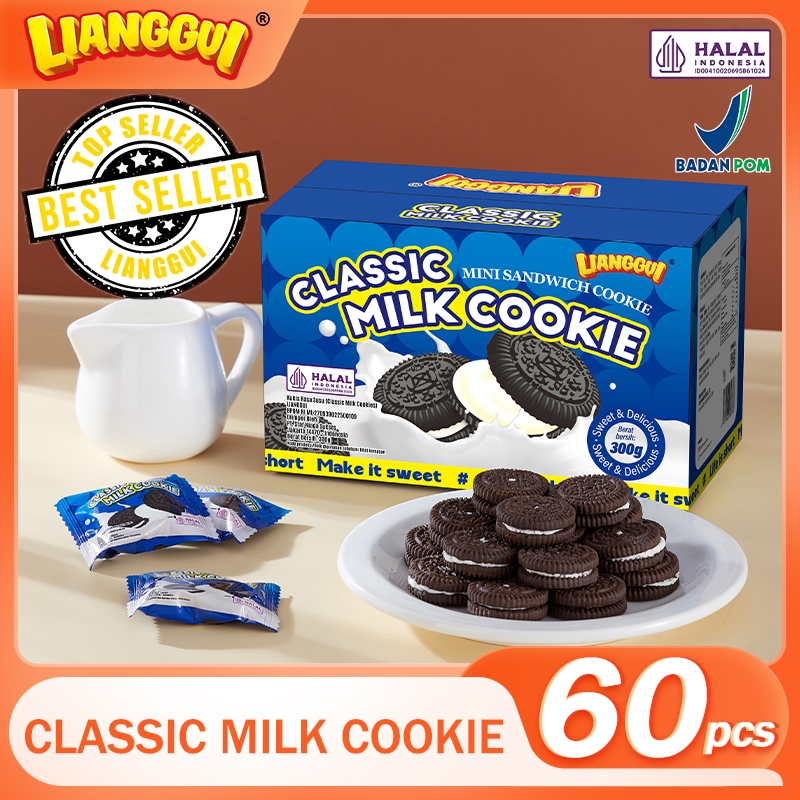 

Buy 30 Get 30 Lianggui Classic Milk Cookie Biskuit Original Chocolate Double Biskuit snacks