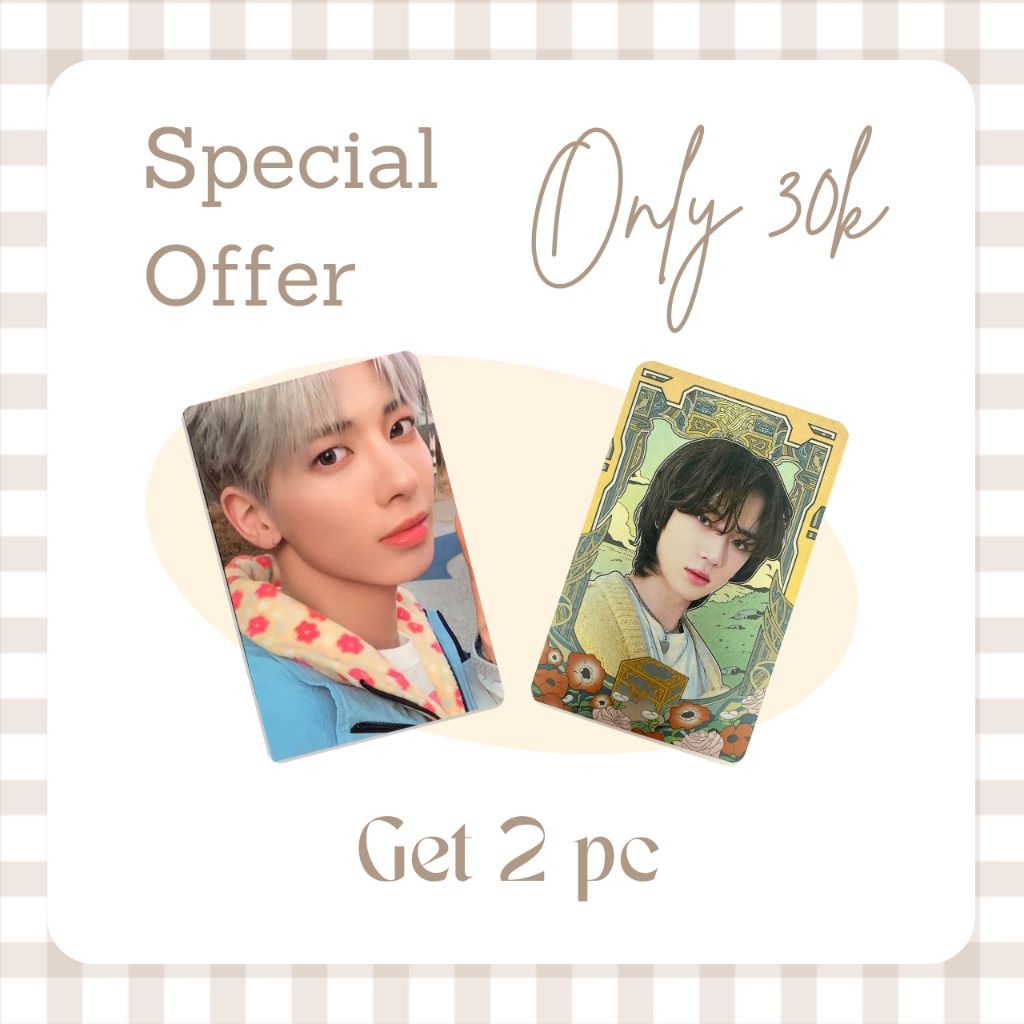 Official Photocard txt taehyun + The Star Seekers pc beomgyu | tcc freeze album